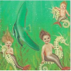 GIFT TAG MERMAID PARTY